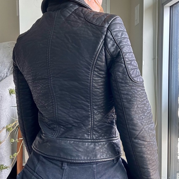 Pleather Jacket - like new! - Picture 6 of 6